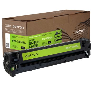 Картридж Patron Canon 731 Green Label, black (PN-731KGL)