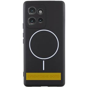 Чехол Silicone Cover Lakshmi Full Camera (AA) with MagFit для Motorola Edge 60 / 60 Fusion Черный / Black