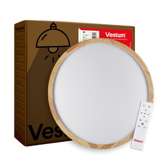 WOOD матовий 60W 375*60мм 3000К-6500К з ДК акація | Зображення 6