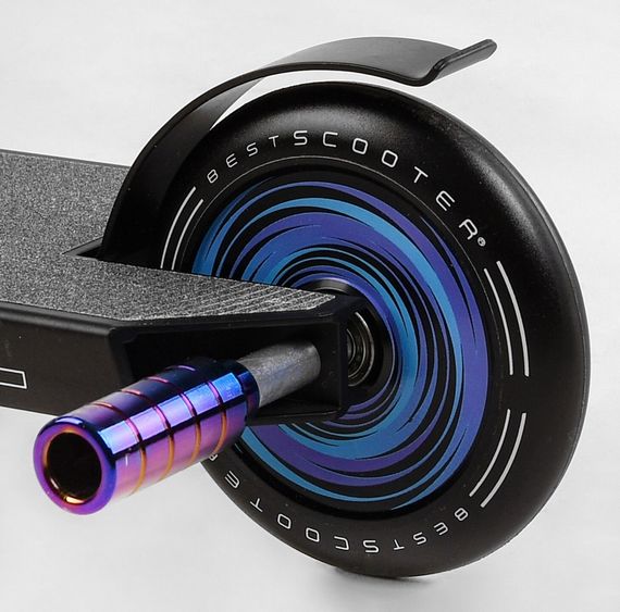 Самокат трюковий PL-71744 Best Scooter (4) "Portal" HIC-система, ПЕГИ, алюмінієвий диск та дека, колеса PU, d=120мм, ширина керма 58 см | Зображення 4