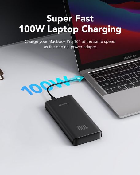 Зовнішній акумулятор Power Bank VEGER 20000MAH W2032C | Зображення 4