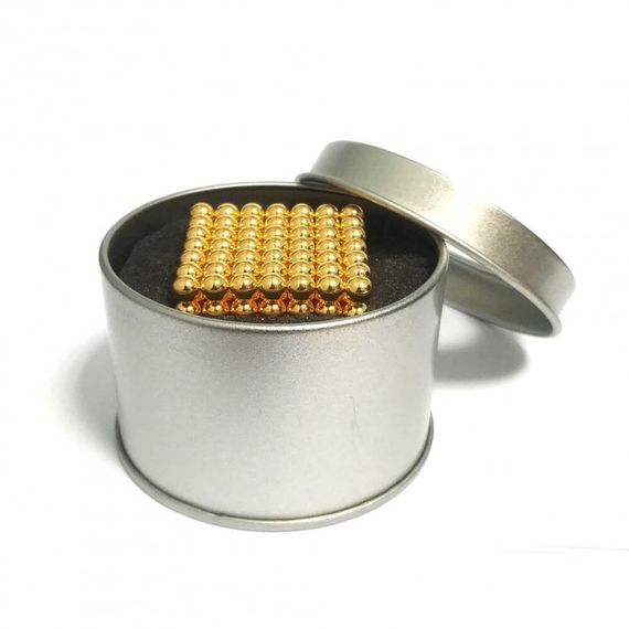 Магнітний конструктор Нео NeoCube Золотий, Магнітна іграшка неокуб, Неокуб магнітний конструктор | Зображення 4