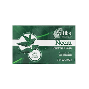 Очищувальне мило Neem  100г Vatika Dabur 5022496019811