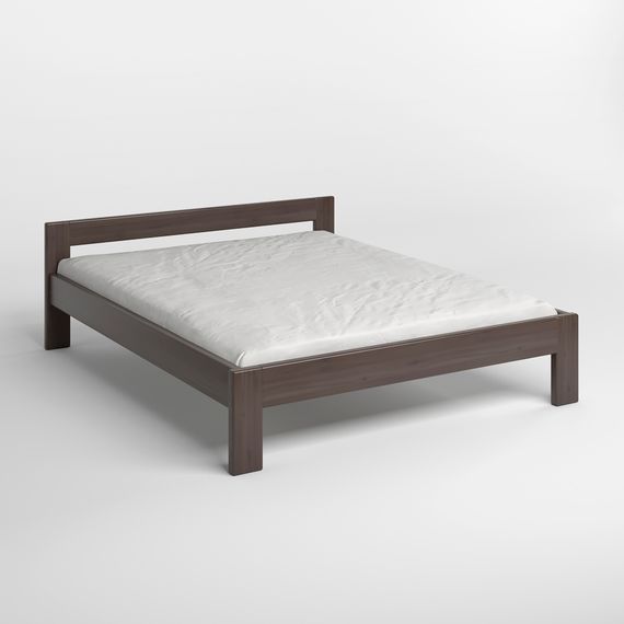 Двоспальне дерев&#039;яне ліжко Mebigrand Делі Венге 180х200 см (MBG-3812) | Зображення 1