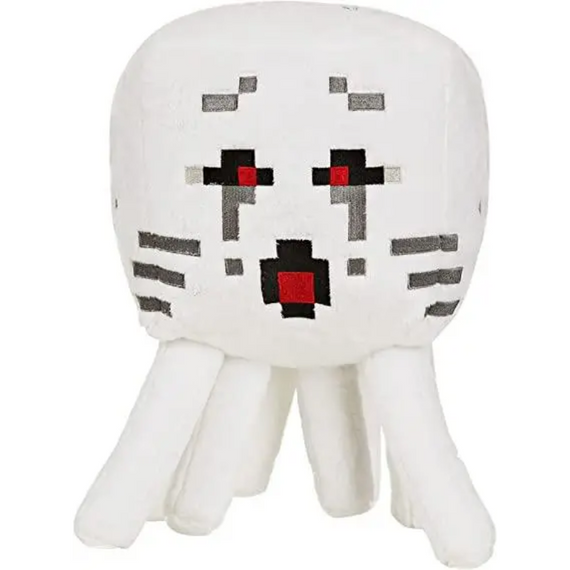 Іграшка-привид Гаст з Minecraft, білий із червоними очима з піксельного світу Майнкрафт 22 см | Зображення 1
