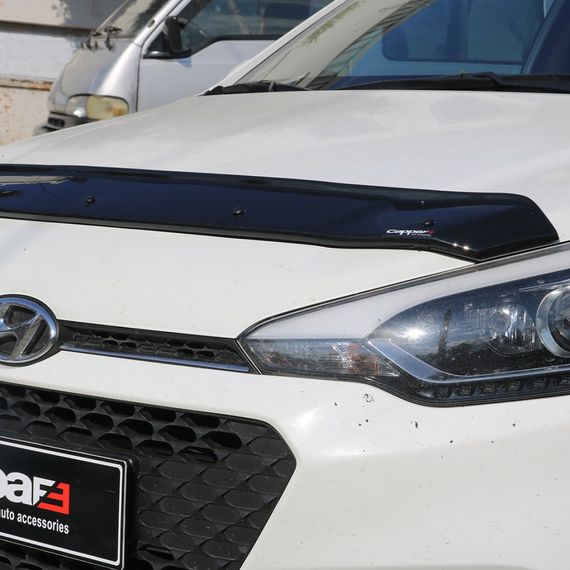 Дефлектор капота (EuroCap) для Hyundai I-20 2014-2020 гг | Зображення 5