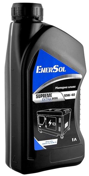 Олива моторна EnerSol для дизельних двигунів, об'єм 1 л (SUPREME-DIESEL10W-40_1L)