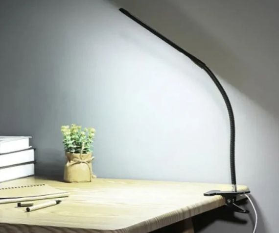 Настільна лампа на прищіпці гнучка LED Beluck BL-01 з кабелем USB | Зображення 1