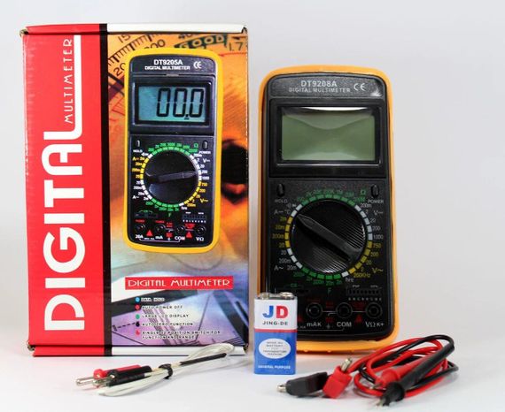 Цифровой тестер, мультиметр DT 9208A