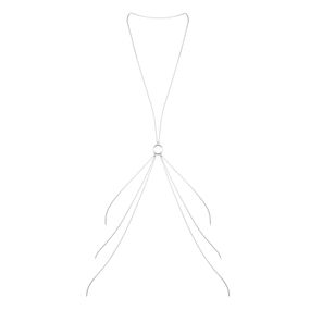 Ланцюжок для тіла Bijoux Indiscrets Magnifique 8 Body Chain, прикраса для тіла, Silver