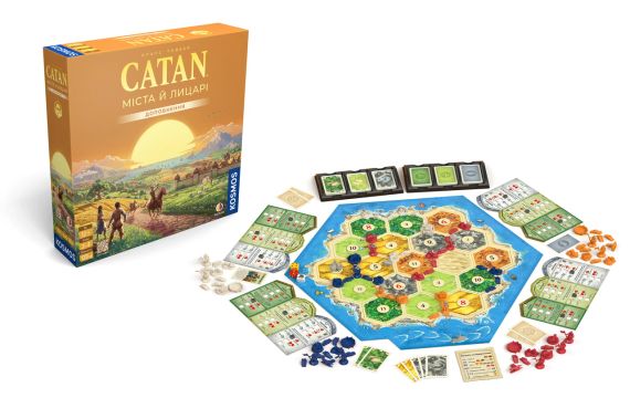 Настільна гра CATAN. Міста й лицарі (Cities & Knights) (українське видання) | Зображення 1