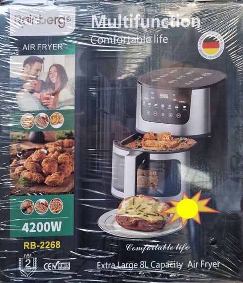 Фритюрниця з регульованим термостатом Crownberg CB-5554 (46590-Cb 5554_1703) | Зображення 3