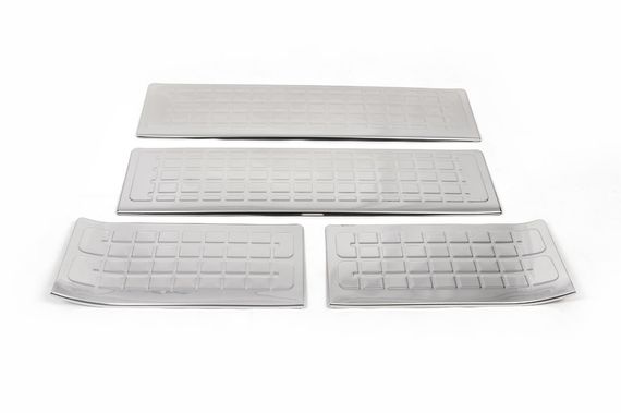 Накладки на внутрішні пороги OmsaLine (нерж.) 4 штуки для Opel Vivaro 2019-2024 рр | Зображення 3