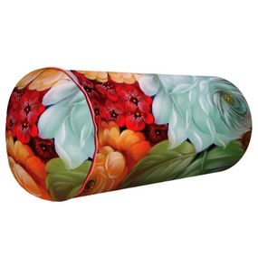 Подушка валик Квіти 42x18 см (PV_NW012)
