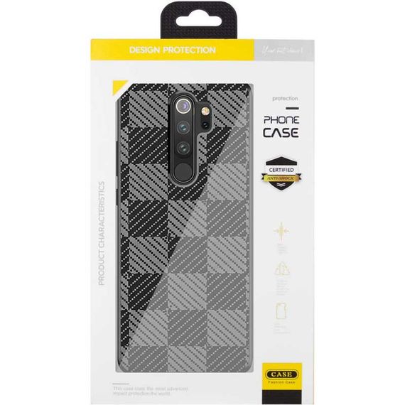 Чехол TPU+PC Grid для Xiaomi Redmi Note 8 Pro | Зображення 1