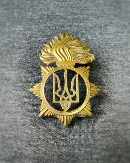 Кокарда Національної Гвардії України металева