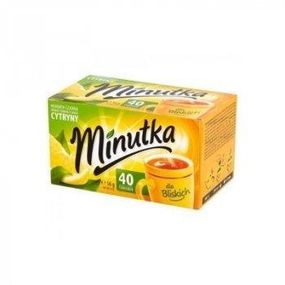 Чай чорний із лимоном дрібнолистовий у пакетиках Minutka 56 г (40 шт.), Польща