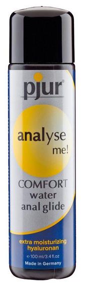 Анальна змазка pjur analyse me! Comfort water glide 100 мл на водній основі з гіалуроном sexstyle