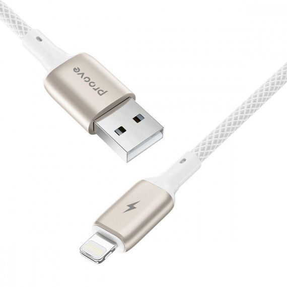 Кабель Proove Dense Metal Lightning 2.4A (1m) black | Зображення 3