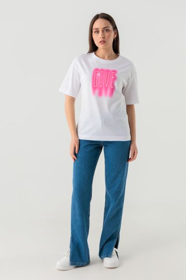 Футболка жіноча LAWA P-WB02339 L Білий (2000990462930) | Зображення 1