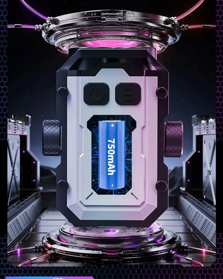 Компактний світлодіодний брелок-фонарик 5 режимів, заряджається USB | Зображення 8