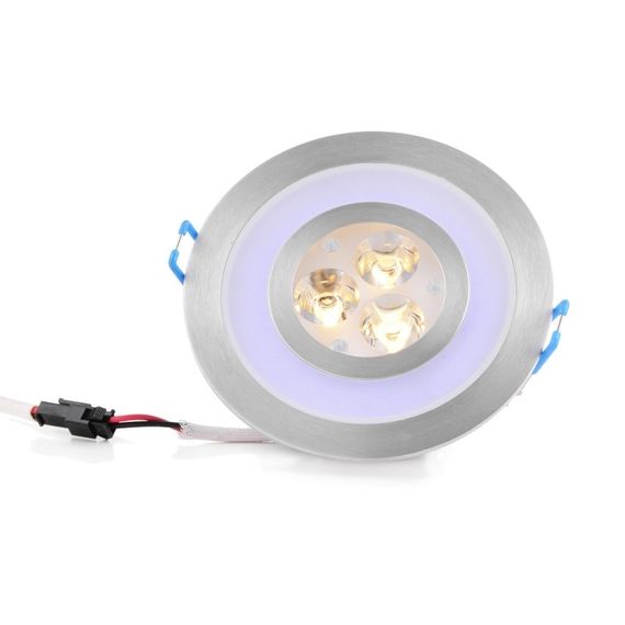 Светильник точечный LED-103A/3W+1,5W Blue WW 38' | Зображення 1