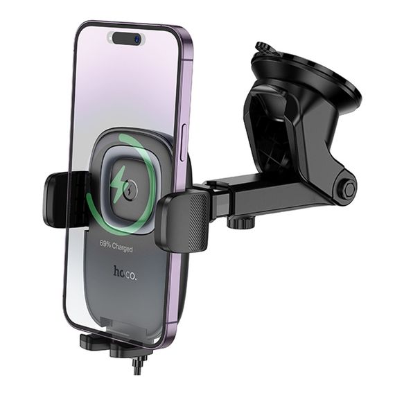 Автотримач Hoco HW32 4.5-7.0 inch Wireless 15W | Зображення 2