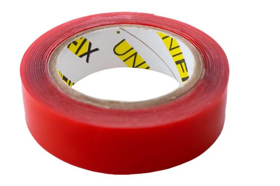 Лента клейкая пено-акриловая 0,5мм*15мм*2м UNIFIX | Зображення 1