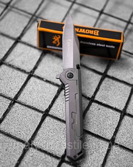 Нож выкидной browning grey ДЛ6506 | Зображення 6