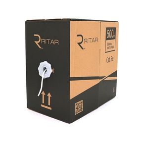 Кабель КПВ UTP 2x2x0.5 ССА cat 5E для внутр работ 500м,Gray