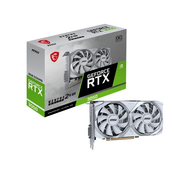 Відеокарта MSI GeForce RTX3050 8Gb VENTUS 2X XS WHITE OC (RTX 3050 VENTUS 2X XS WHITE 8G OC) | Зображення 4