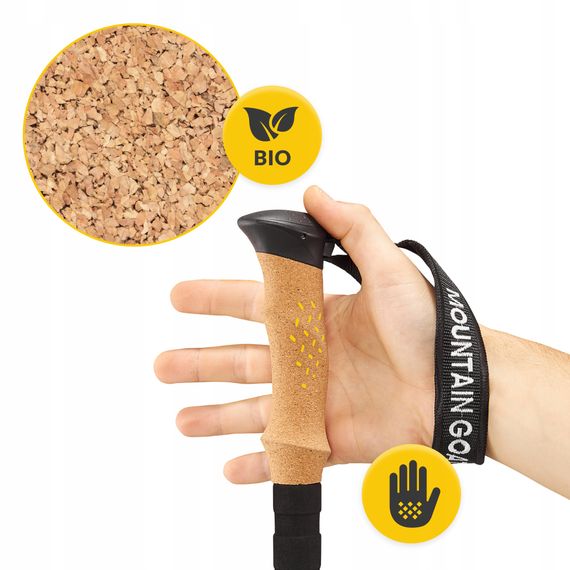 Трекінгові палиці Mountain Goat Active 38-130 см Black (P-5905973404679) | Зображення 3