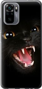 Чехол на Xiaomi Redmi Note 10 Чёрная кошка "932u-2277-17620"