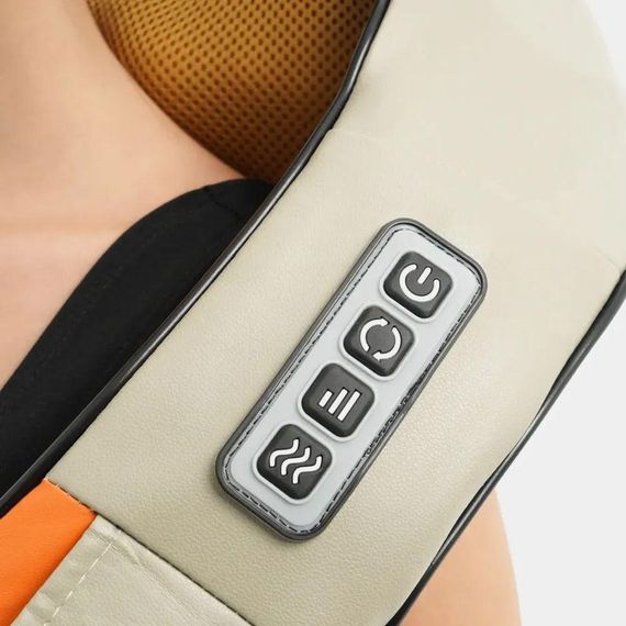 Масажер для шиї та плечей, Massager of Neck Kneading / Роликова масажна накидка / / Електричний масажер з підігрівом | Зображення 6