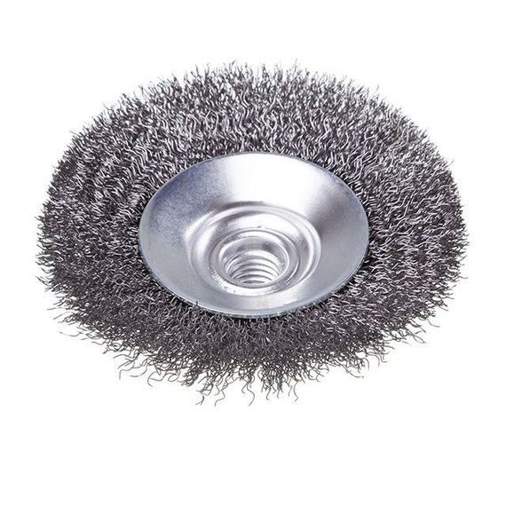 Щітка конусна 100 мм, для КШМ, М14 (кручений дріт) INTERTOOL BT-5100 | Зображення 2