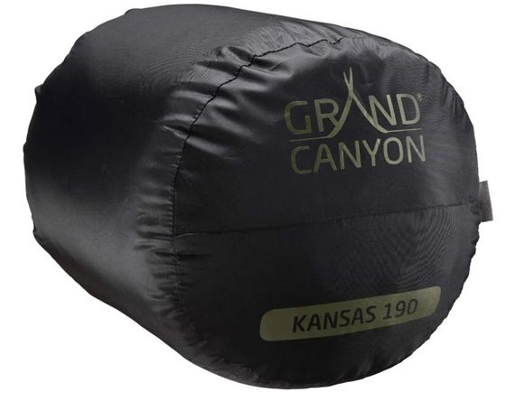 Спальний мішок Grand Canyon Kansas 190 0°C Capulet Olive Left (340019) (DAS302055) | Зображення 5