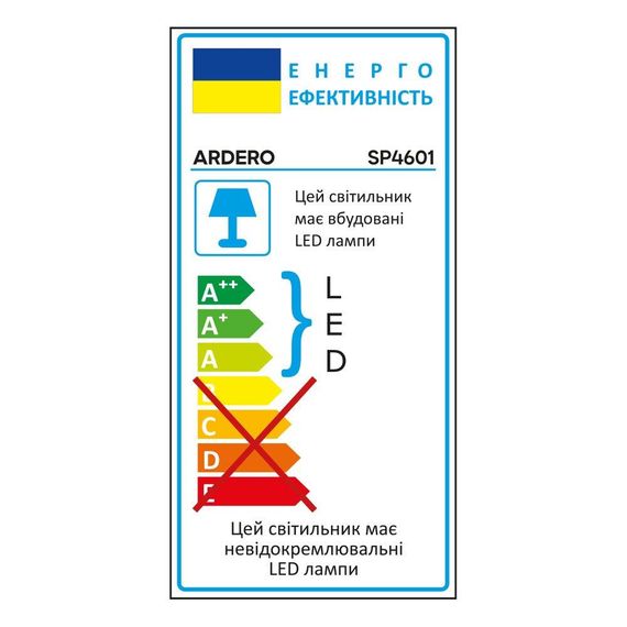 Ґрунтовий світлодіодний світильник Ardero SP4601 3Вт 3000K чорний | Зображення 1