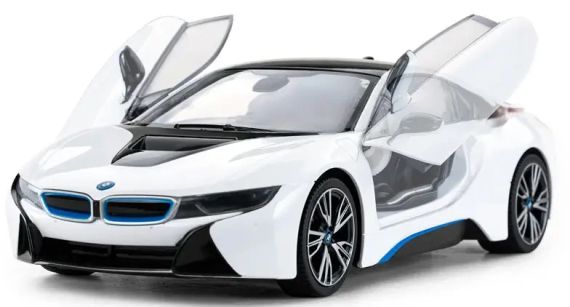 Машинка Rastar BMW i8 (71060) на радіокеруванні. 1:14. Білий | Зображення 1
