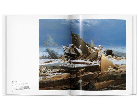 Книги с картинами художников Каспар Давид Фридрих Friedrich. Norbert Wolf, Taschen книга об искусстве живописи | Зображення 3