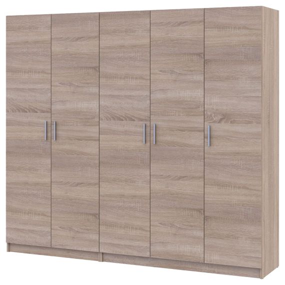 Комплект шкафов для одежды Doros Промо (2 шт.) 225х48х204 см Дуб сонома (DRS-011214) | Зображення 1