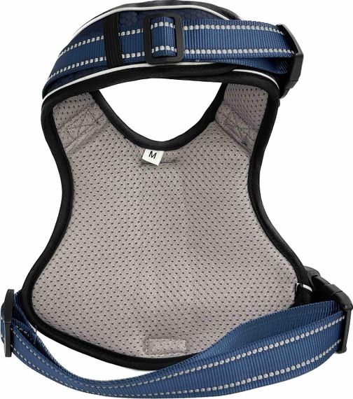 Шлейка для собак Service Dog S, M, L, XL, Голубая, Шлей для собак, Нагрудник для средних пород | Зображення 1