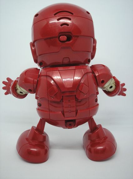 Робот железный человек танцующий интерактивная игрушка с музыкой Iron Man светящаяся игрушка супер герой | Зображення 4