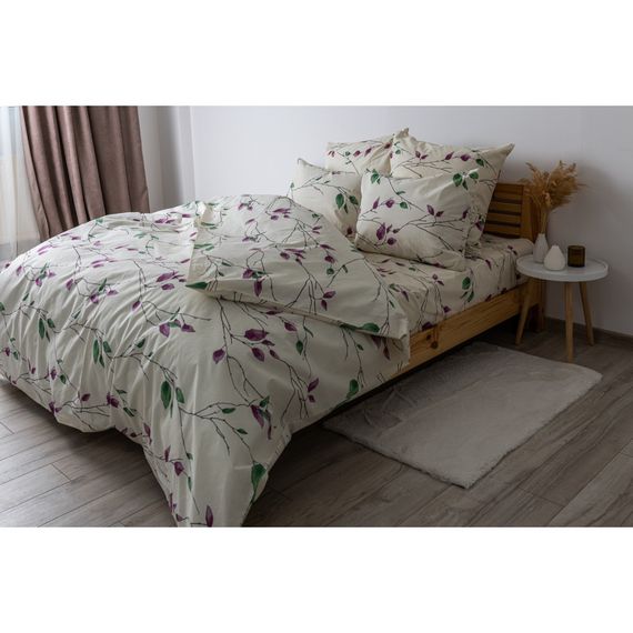 Постільна білизна євро ТЕП Soft dreams Branch on White 2-03859-25730 200х215 см | Зображення 2