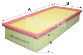 Фільтр повітряний CITROEN (вир-во M-filter) MFILTER K165 на CITROEN C8 (EA_, EB_)