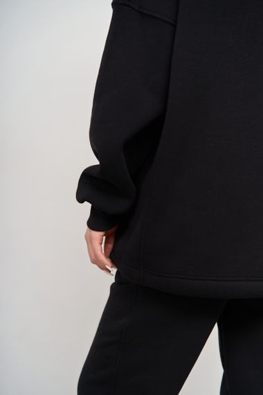 Жіноче тепле худий колір чорний розмір Oversize 447648 | Зображення 3