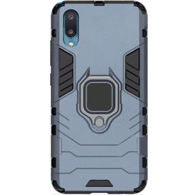 Противоударный чехол с подставкой (Ударопрочный) для Samsung Galaxy A02 Grey