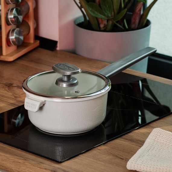 Сотейник з товстим дном об'ємом 1.9 л з антипригарним керамічним покриттям Ø 18 см MGC HP-4-451W | Зображення 4