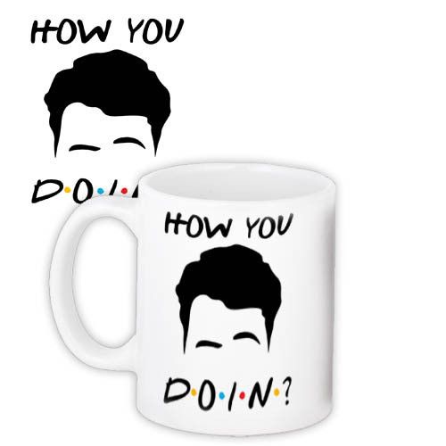 Кружка с принтом How you doin? 330 мл (KR_DR004)