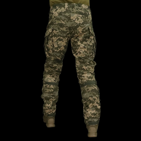 Тактичні штани PREDATOR з наколінниками, 100% бавовна, Піксель, 50/4 | Зображення 1