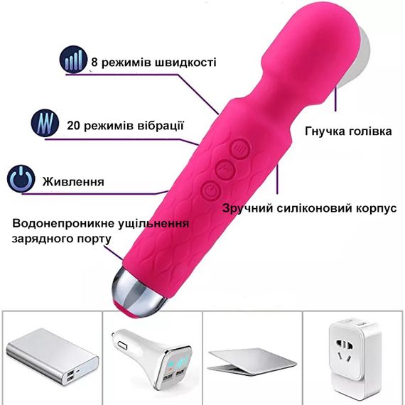 Вибратор для клиторальной стимуляции и массажа ( черный, USB) | Зображення 7